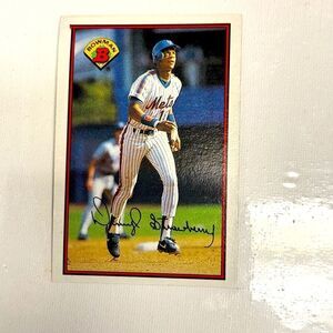 1989 Bowman Tiffany Darryl Strawberry #387 mint condition